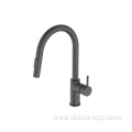 Chrome Brass Single Handle Deck Mounted Kitchen Faucet